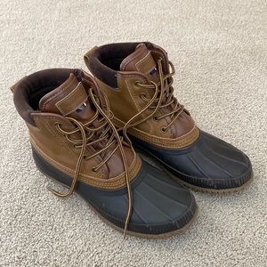 Tommy Hilfiger Mens Bean Duck Boots size 8